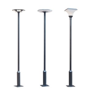 เสาไฟสวนเหล็กกลางแจ้ง หลอดไฟ LED พร้อมโคมแก้ว แสงสีขาวอบอุ่น 2700K IP66 AC 220V พร้อมเซ็นเซอร์ตรวจจับความเคลื่อนไหว ใช้พลังงานแสงอาทิตย์ ไม่สามารถถอดแยกชิ้นส่วนได้ - Product Image 4