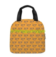 Sac à déjeuner Gamma Phi Delta personnalisé en gros, sac à déjeuner pour sœurs, sac isotherme, sac à déjeuner pour le camping en plein air, sac à déjeuner de voyage
