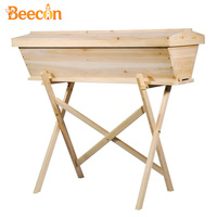 Juego de Cajas para Abejas Comepete Popular con Barra Superior de Madera de Abeto para Apicultura, Garantía de 1 Año