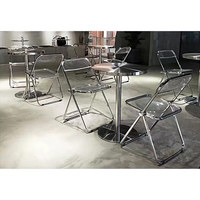 Table basse de salon KOZY K-8884 en acier inoxydable moderne de couleur naturelle