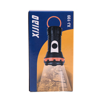 Nouvelle lampe torche solaire en plastique, LED, lumière puissante, rechargeable, étanche, pour le camping en plein air, utilisation d'urgence, portable