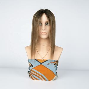 Solution anti-chute de cheveux à clipser, Topper en soie à base filet 6x6, densité 150%, cheveux humains européens noués à la main - Product Image 6