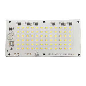 Bán buôn 2835 SMD 50 Wát vuông DOB <span class=keywords><strong>LED</strong></span> <span class=keywords><strong>MODULE</strong></span> PCB pcba 220V AC tuyến tính cho đèn pha <span class=keywords><strong>LED</strong></span> - Product Image 3