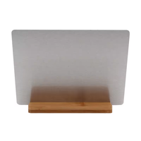 Cadres photo vierges en aluminium RubySub avec base en bois pour la décoration de la maison et des hôtels, technique de sublimation pour la photographie murale personnalisée