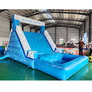 Grand toboggan <span class=keywords><strong>gonflable</strong></span> commercial de 23 pieds, toboggan <span class=keywords><strong>aquatique</strong></span> <span class=keywords><strong>gonflable</strong></span> avec piscine à éclaboussures pour enfants et adultes - Product Image 6