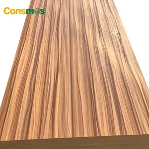 1220x2440mm High Glossy 18mm Melamine Paper Faced Plywood Panel Wood