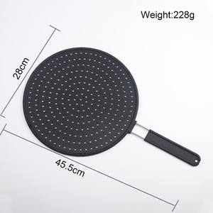 Pelindung percikan lemak tahan panas dan saringan lemak pelindung layar percikan silikon untuk wajan - Product Image 5
