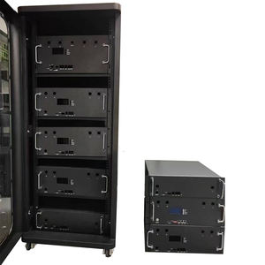 EXLIPORC 6 en 1 Paquete de batería Lifepo4 dividida de montaje en rack con puerto de comunicación CAN y conexión de red híbrida 51,2 V 100Ah - Product Image 1