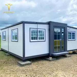 Long Life Span Expandable 20ft Shipping Container Homes With Patented Extended Prefab Design