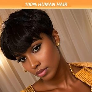 Pixie Cut <strong>Wig</strong> <strong>Human</strong> <strong>Hair</strong> Short Pixie Cut <strong>Wigs</strong> for Black Women <strong>Human</strong> <strong>Hair</strong> Glueless Pixie <strong>Wig</strong> Short Layered Brazilian <strong>Hair</strong> - Product Image 4