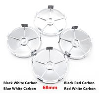 Enjoliveurs de roue en fibre de carbone de 68 mm pour BMW E39 E46 E60 E90 E87 E53 F10 F30 X1 X2 X3 X4 X5 X6 X7 Accessoires
