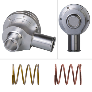 Soupape de décharge de dérivation universelle en aluminium de haute qualité 25MM/34MM pour toutes les voitures Turbo argent - Product Image 5