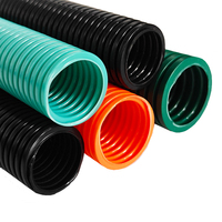 PE PA PP résistant aux UV conduit ondulé souterrain étanche flexible câble électrique faisceau de câbles stockage tuyau ondulé