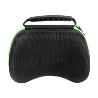 Étui personnalisé antichoc et anti-poussière en EVA noir Oxford+Velvet pour les manettes de jeu Series X/ One S/ One X, transport et rangement
