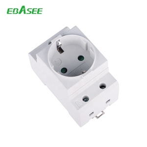 <span class=keywords><strong>Enchufe</strong></span> Schuko Tipo Alemán EBASEE EBSA3 con Toma Modular para Riel <span class=keywords><strong>DIN</strong></span>, 250V 25A, Protección IP20, CE - Product Image 5