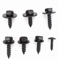 Fixation de rivet en métal personnalisée fixe vis autotaraudeuse de carrosserie de voiture vis à tête hexagonale pour garde-boue/pare-chocs