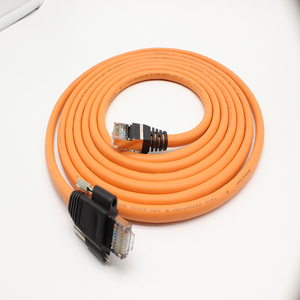 Cat6 Industriële 4 Paar 24awg Netwerkkabel Schroefvergrendeling Horizontale Machine Vision Gige Ethernet Kabel Gestrande Geleider Pe - Product Image 6