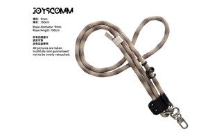 Correa para llevar el teléfono móvil con hebilla ajustable de cuero PU, cordón cruzado para el cuello, cordón con logotipo personalizado. - Product Image 2