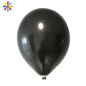 ครบรอบโครเมี่ยมเคลือบธรรมดา Metallized สีดำ Ballon 5นิ้ว10นิ้ว12นิ้วขนาดใหญ่12 18 36นิ้วบอลลูนน้ำยางฮีเลียมที่มีคุณภาพ