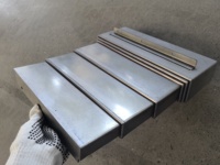 Soufflet télescopique en acier pour la protection des machines-outils CNC |   Couverture télescopique en acier pour soufflet |   Soufflet télescopique en acier
