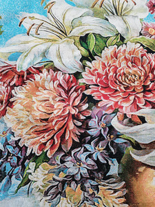 <span class=keywords><strong>AUBUSSON</strong></span> tấm thảm treo tường cho trang trí nội thất cổ tấm thảm treo tường 31x63 inch Trung Quốc <span class=keywords><strong>d</strong></span>ệt Jacquard OEM hoa WK - Product Image 3