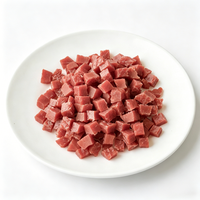 OEM Vente en gros en vrac Cubes de bœuf naturels sans céréales riches en protéines, sains, pour chats et chiens, friandises et aliments pour animaux de compagnie
