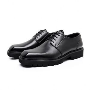 Nouvelles Chaussures Derby Formelles pour Hommes 2025 à Bout Carré, Style Britannique, Légères, Antidérapantes, Respirantes, à Lacets - Product Image 4