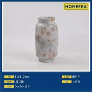 Vaso di marmo decorativo in stile moderno 6 pezzi Per scatola D67xH125 pollici vaso da pavimento all'ingrosso decorazioni Per la casa da fornitore di pietra affidabile - Product Image 1
