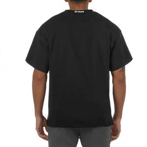 Camiseta Lisa de Algodón de Lujo al por Mayor, Camiseta Corta Unisex de Alta Calidad, Camisetas Oversize para Hombre de Gran Gramaje - Product Image 4
