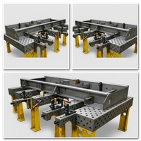 Plateforme de table de soudage flexible 3D Sunray Factory / Table de soudage pour la fabrication d'acier / Fixation de soudage robuste