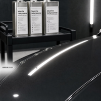 Peinture professionnelle haute brillance, revêtement cristallin concentré, résistant aux rayures, liquide en vrac pour l'entretien de la peinture automobile
