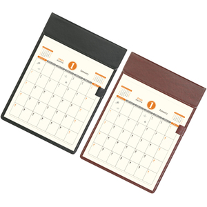 HUATONG J0905 2026 PU Desk Wall <strong>Calendar</strong> <strong>Custom</strong> Cover + Pages Full UV Print OEM Quality Paper Table <strong>Display</strong> - Product Image 3