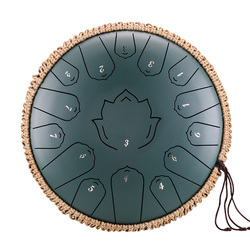 Tambor de Lengua de Acero de Alta Calidad al por Mayor con Ratán Tejido de 13 Pulgadas y 15 Notas, Excelente Sonido y Larga Reverberación - Product Image 4