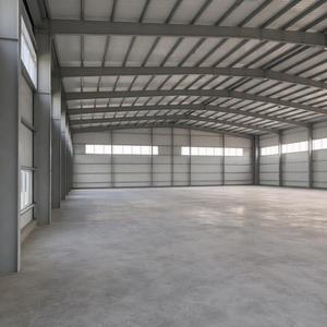 Bâtiment d'atelier en structure métallique préfabriquée, grande portée, pour la construction industrielle et les applications lourdes - Product Image 1