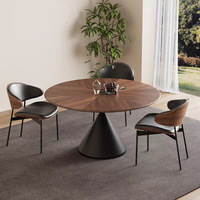 Table à manger 4 places en bois massif de style moderne, table basse vintage de style français minimaliste pour la maison
