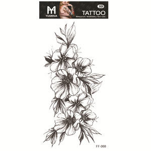 Nuevo Tatuaje Temporal Sexy, Adhesivos de Tatuaje de <span class=keywords><strong>Flores</strong></span> y Dragones, Resistentes al Agua, Personalizados, para Mujer - Product Image 4