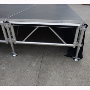 Jambes réglables en aluminium léger piste de scène antidérapante scène intérieure - Product Image 1