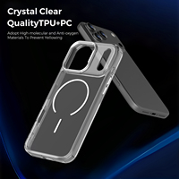 Coque Magnétique Transparente pour iPhone 18 Pro Max 17 Pro Air 17e 16 Plus 15 14 – Protection de Grade Militaire Antichoc
