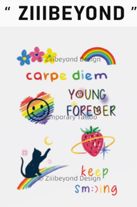 Venta al por mayor personalizable transferencia instantánea tatuaje temporal colorido niños diseño Sexy estilo papel cuerpo aplicación suministro <span class=keywords><strong>de</strong></span> fábrica - Product Image 3