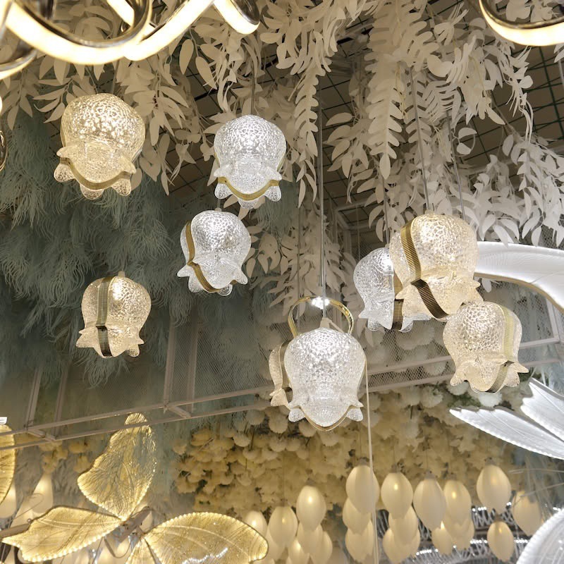 Lustre hibiscus à 10 têtes