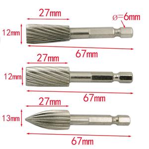 Precio Especial: Juego de 5 Fresas Rotatorias de Acero de Alta Velocidad para Trabajar la Madera, Cortador de Tallado, Cabezal de Pulido Rotatorio, Brocas - Product Image 4