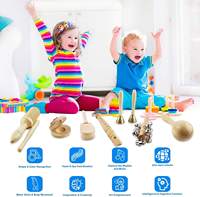 Educational Musical Learning Instruments Toys Percussion Instrument Set with Xylophone