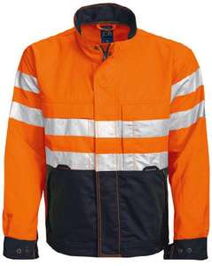 Зимняя куртка Абердин HI-VIS желтая угольная Рабочая одежда - Product Image 2