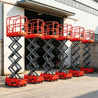 Plateforme élévatrice à ciseaux électrique mini 320kg 500kg 10m 11m 12m, échafaudage industriel portable pour la maintenance en usine OEM
