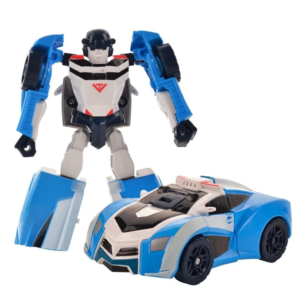 Top sale boy play set plastic jugetes robot deform toys mini deformation robot car toys