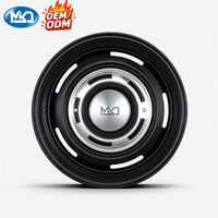 Jante en alliage forgé 17*9J 6*139.7, finition chrome noir, style classique rétro, pour Ford, OEM, ODM, logo personnalisé en usine