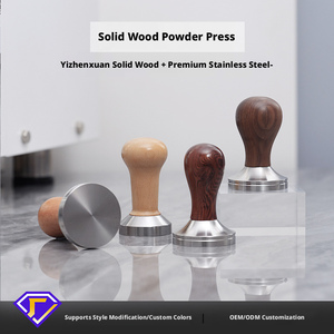 Offerta Speciale: Pressino per Caffè in Legno Massello, Tamper per Espresso 51/53/58mm, Strumento per Pressare il Caffè - Product Image 1