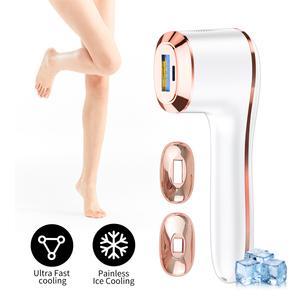 Depiladora para mujer <span class=keywords><strong>de</strong></span> alta potencia, permanente, enfriamiento <span class=keywords><strong>de</strong></span> zafiro，inalámbrica, indolora,depilación láser IPL permanente - Product Image 1