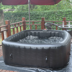 Bañera de masaje portátil para exteriores, <span class=keywords><strong>Spa</strong></span> inflable de Pvc con cartucho de filtro y cubierta, gran oferta - Product Image 2
