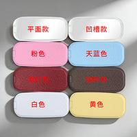 Support de téléphone portable promotionnel avec logo imprimé, universel, adhésif arrière, transparent, en ABS, anti-choc, pour bureau